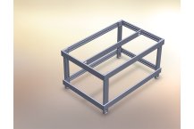 Pr&auml;zisionsgestell 150x100cm blank