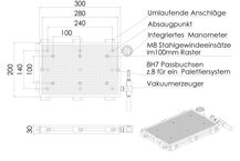 Vakuumtisch VT3020 RAL-Pro